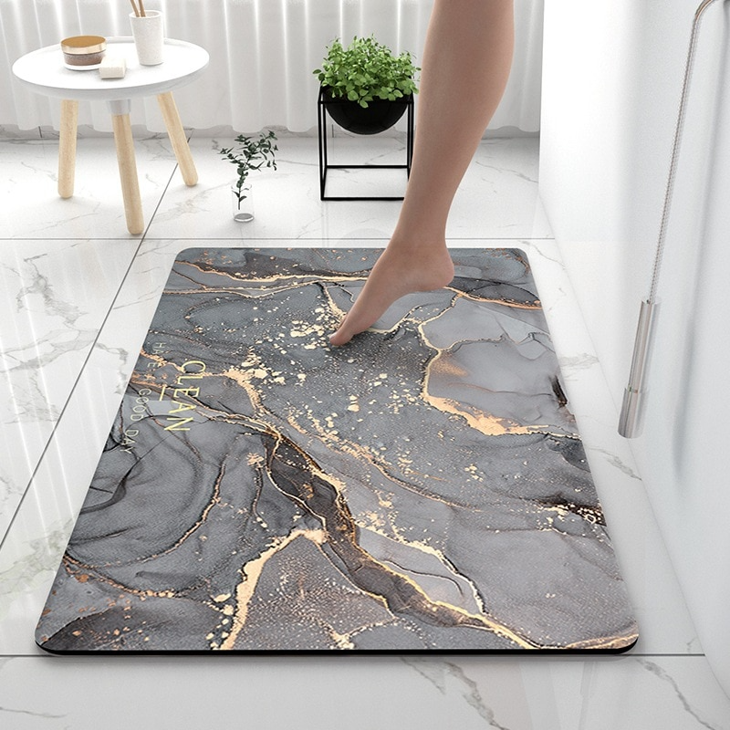 Tapis de bain en marbre HomeTod™