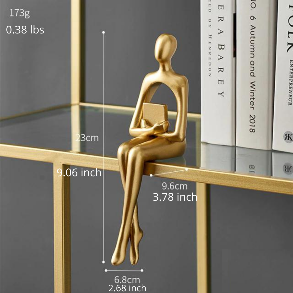 Vrimlo® Abstract Bookshelf Decor Figurines