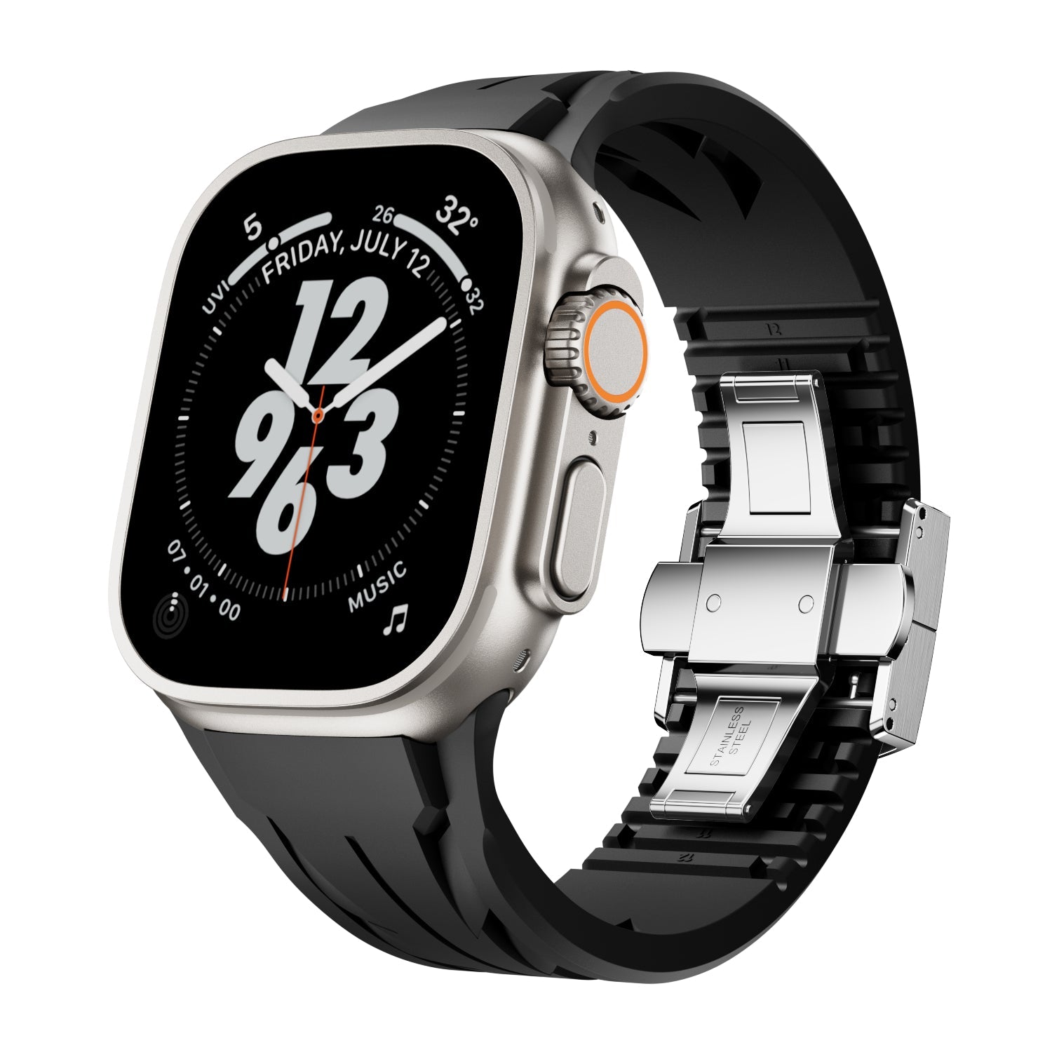 Bracelet Supercar FKM pour Apple Watch