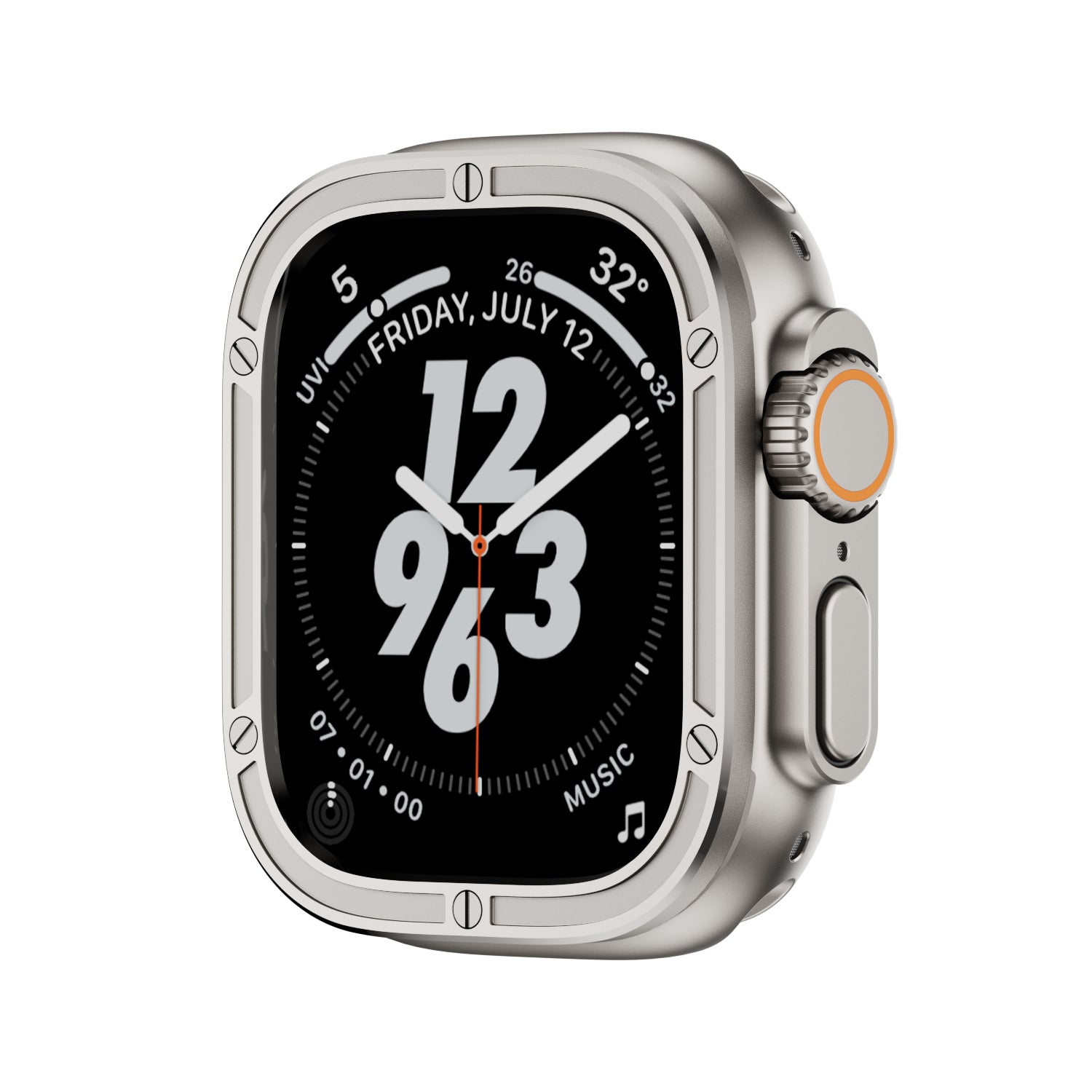 Immortális Acél Köröm Védő Kör Apple Watch Ultra-hoz