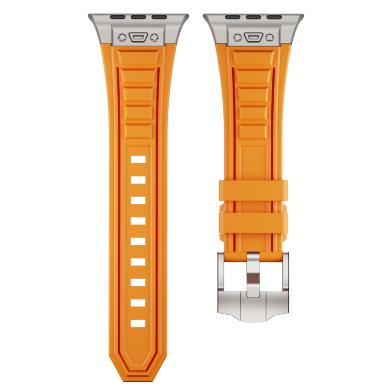 حزام سيليكون عالي المرونة التكتيكي لساعات آبل