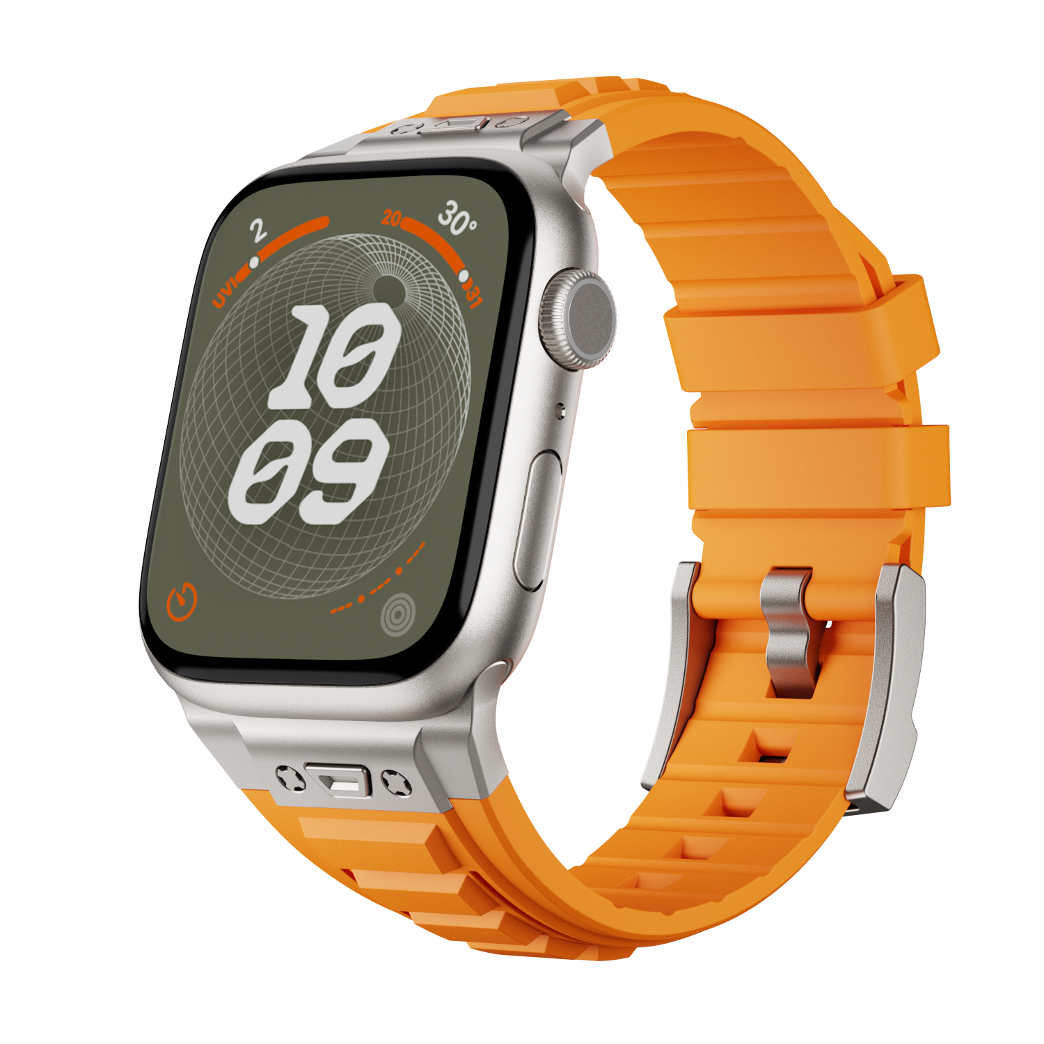 BD005 Taktisk Silikonrem for Apple Watch