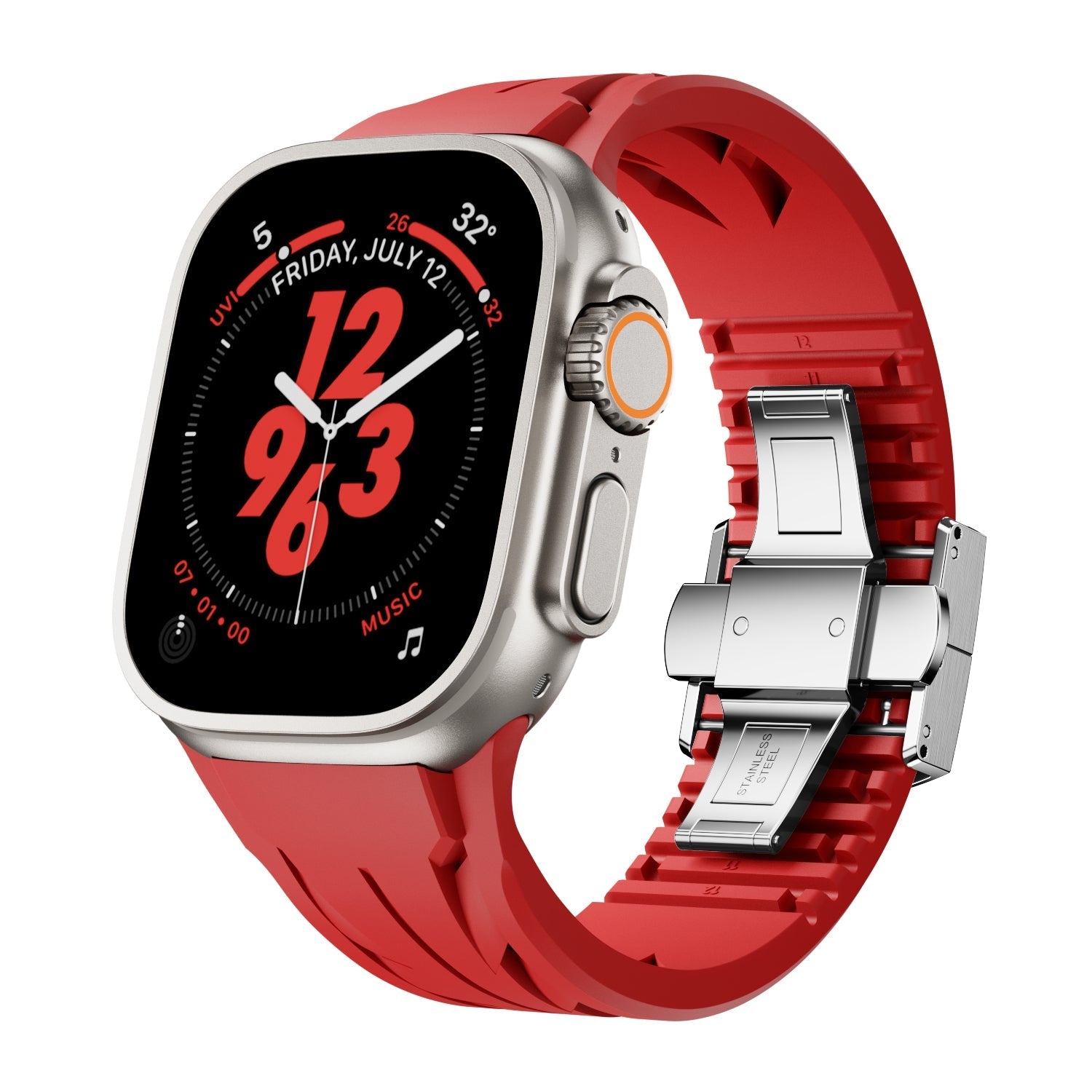 Supercar FKM Band Voor Apple Watch