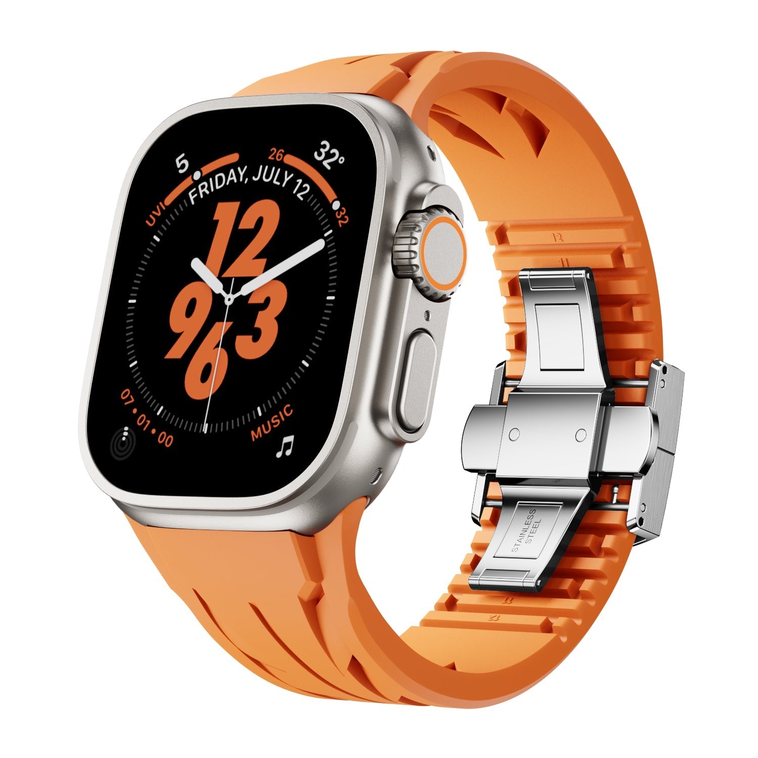 Supercar FKM Band Voor Apple Watch