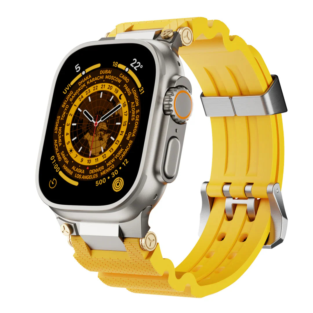 Maskinteknisk design silikonrem for Apple Watch