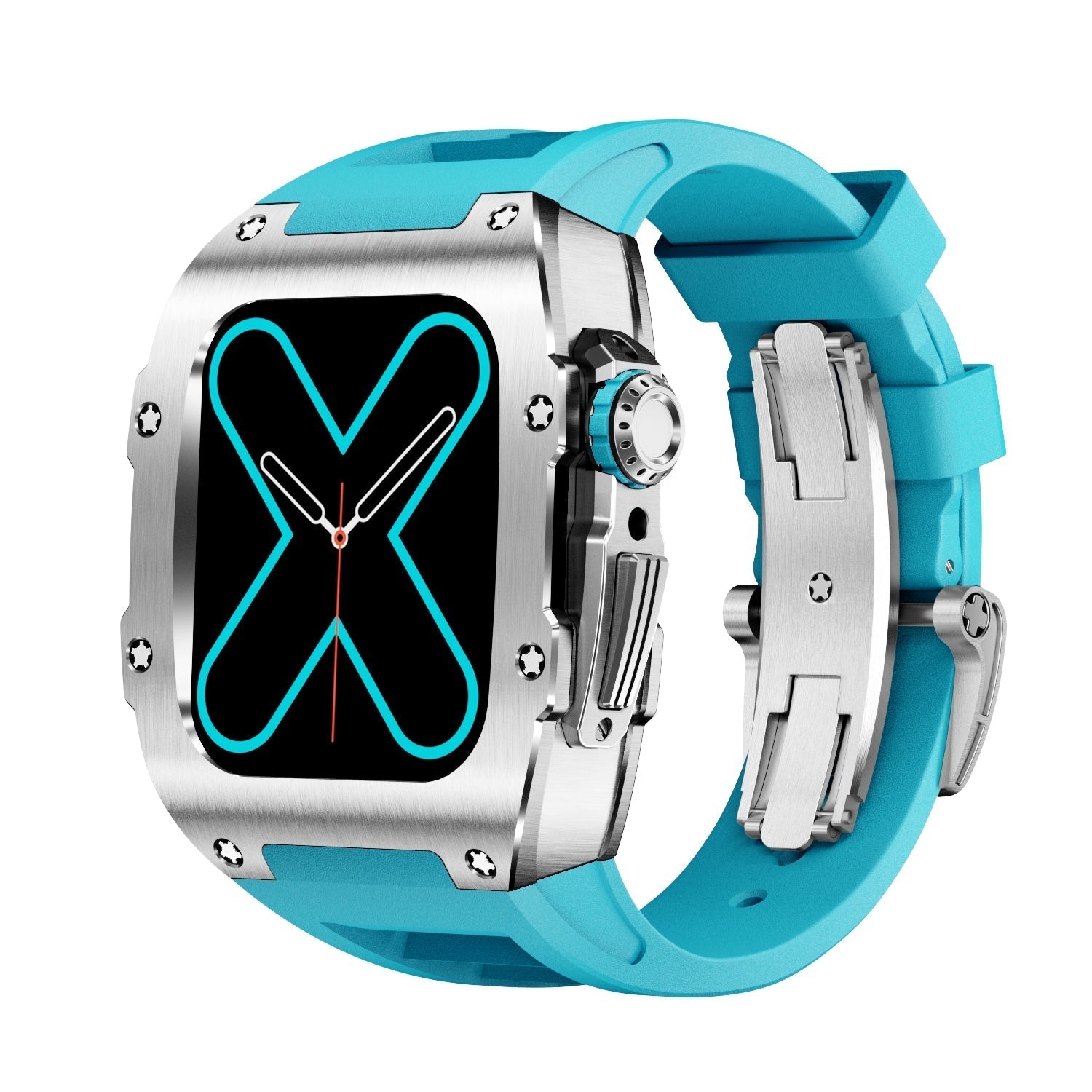 RM 9009 Sorozat - Ezüst Apple Watch Tok