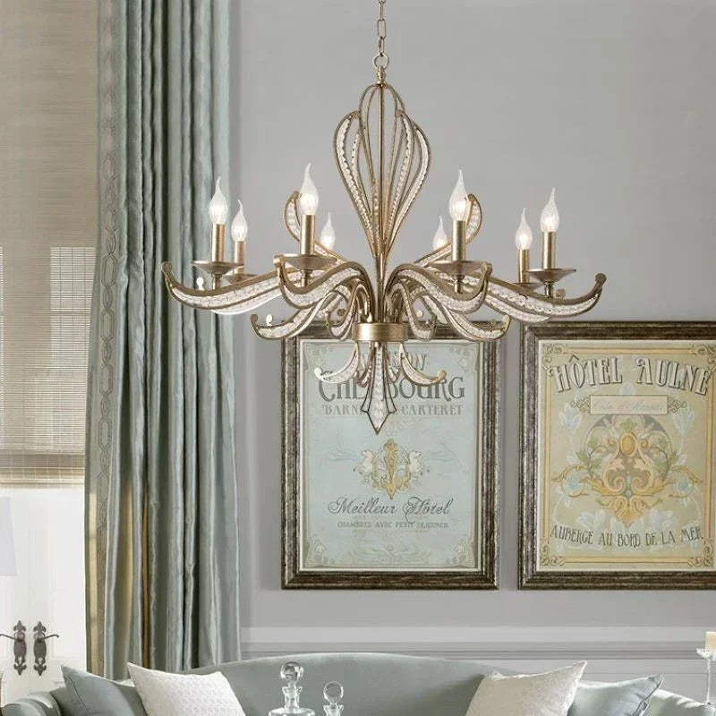 Chandelier en cristal Opulent Bloom