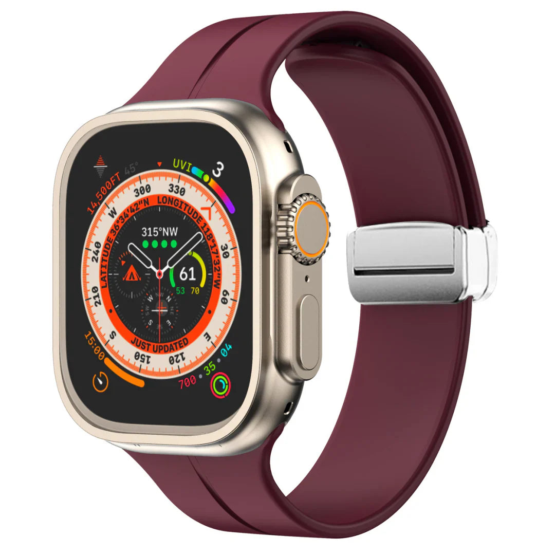 Magnetisk silikonrem för Apple Watch