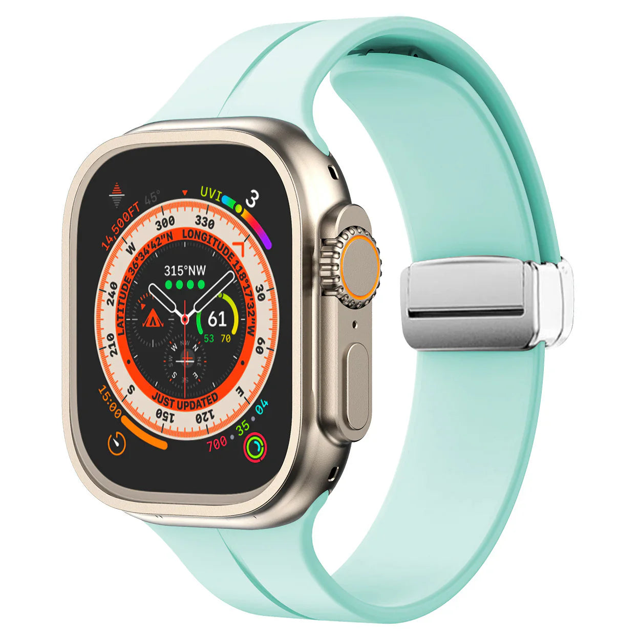 Mágneses szilikon szíj Apple Watch-hoz