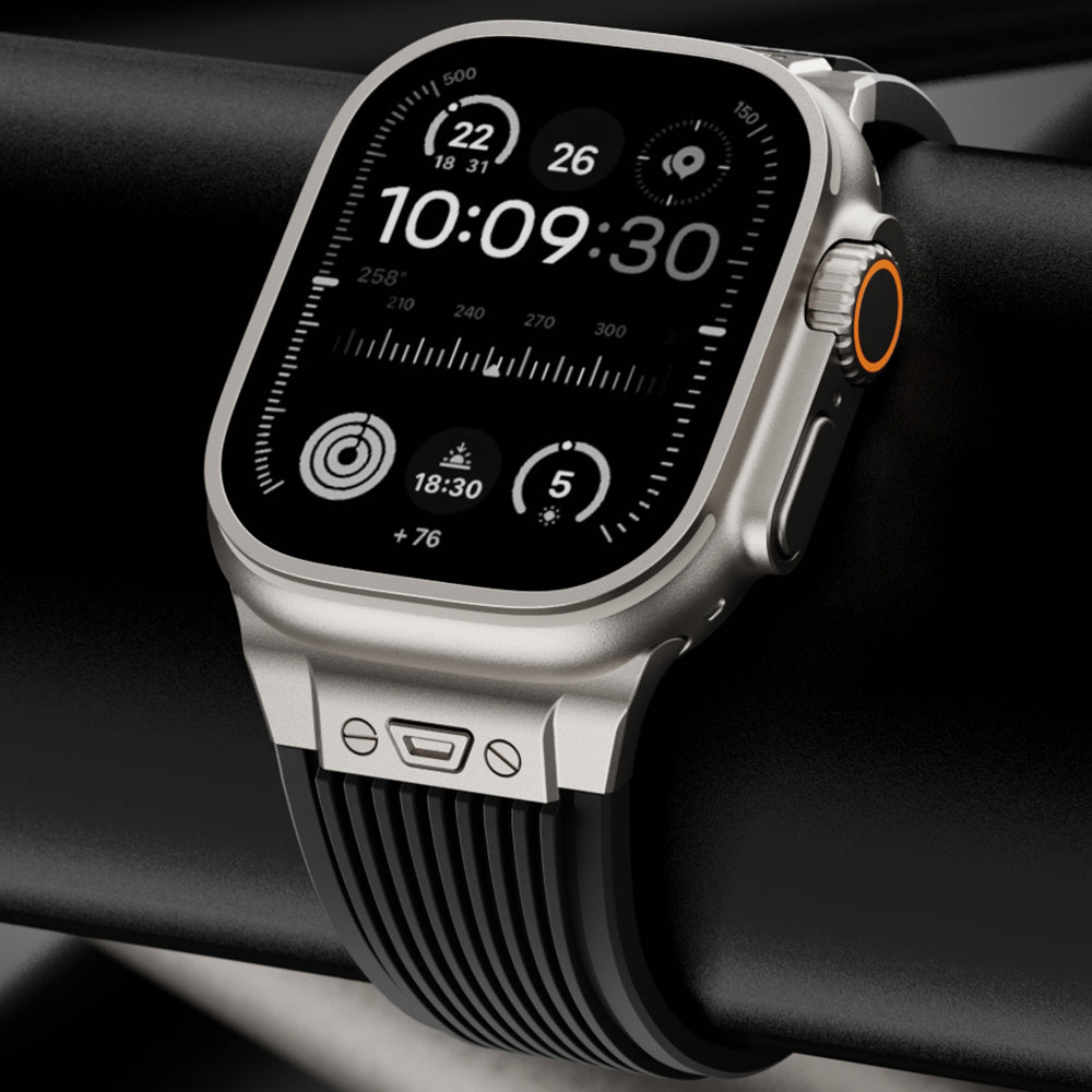 RM Designer strømlinjeformet silikonbånd for Apple Watch