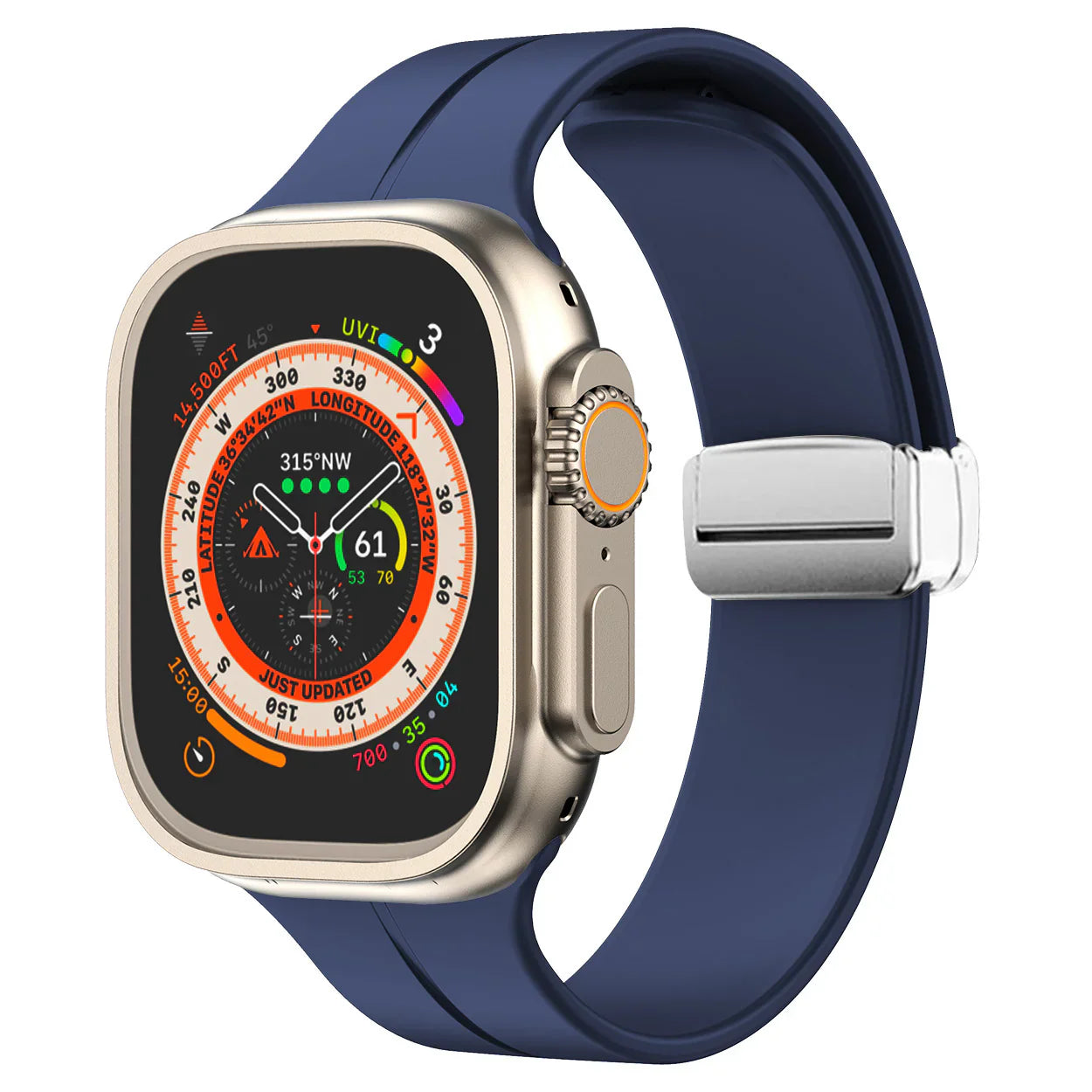 Mágneses szilikon szíj Apple Watch-hoz