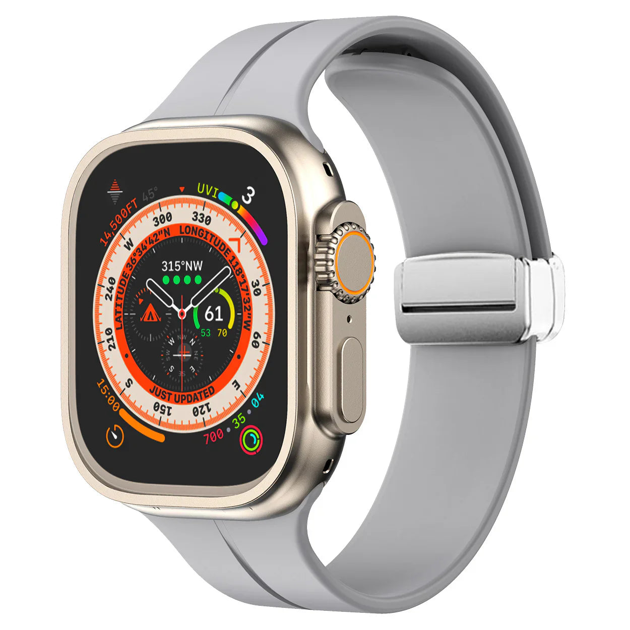 Magnetic Silicone Band For Apple Watch