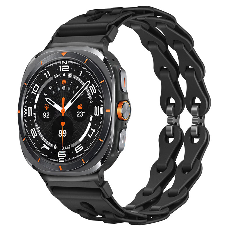 Sport Szilikon Óra Szíj Samsung Galaxy Watch Ultra 47mm-hez