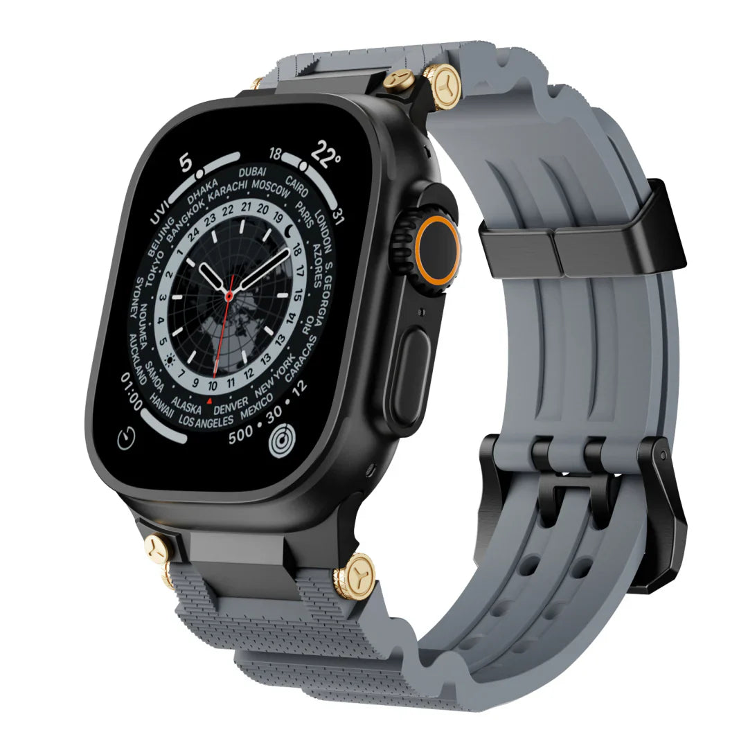 Maskinteknisk design silikonrem for Apple Watch