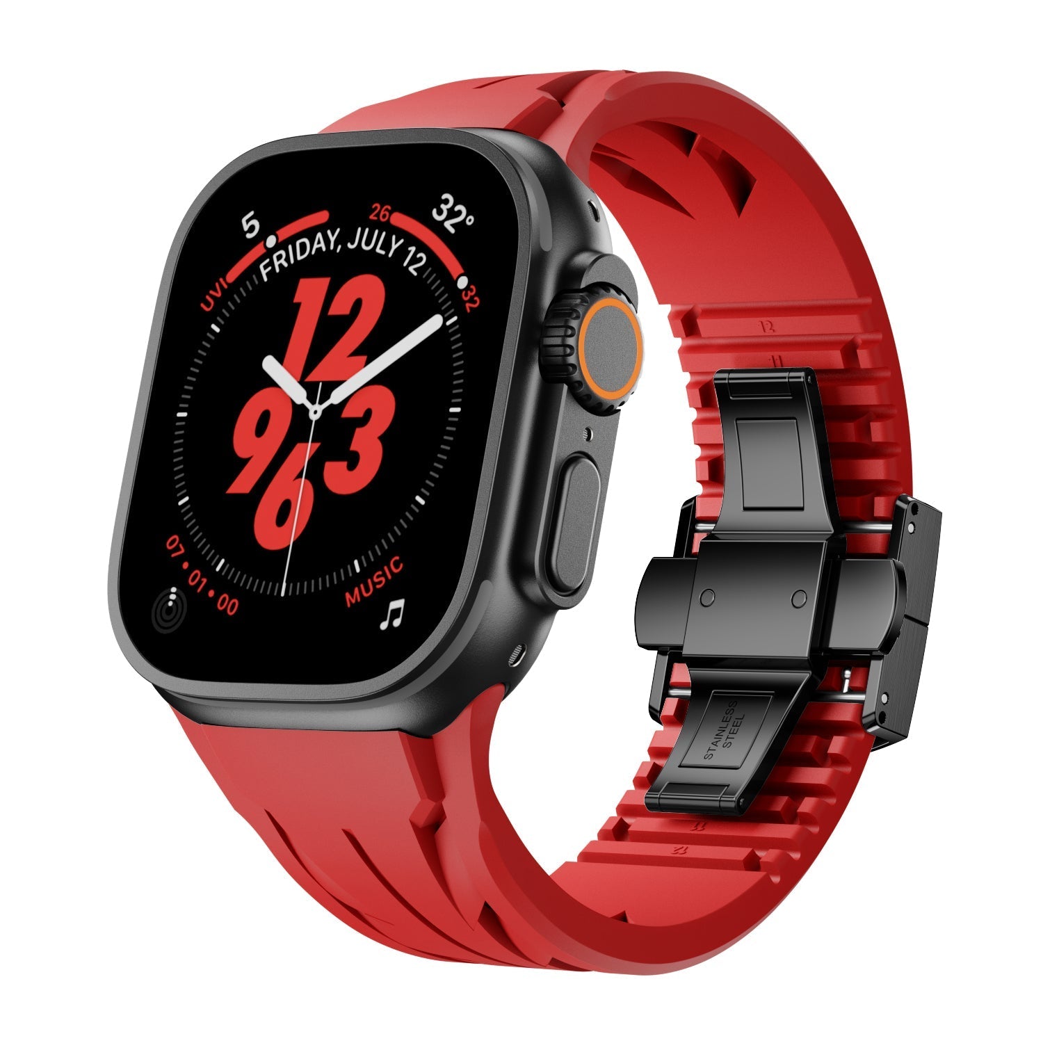 Supercar FKM Band Voor Apple Watch