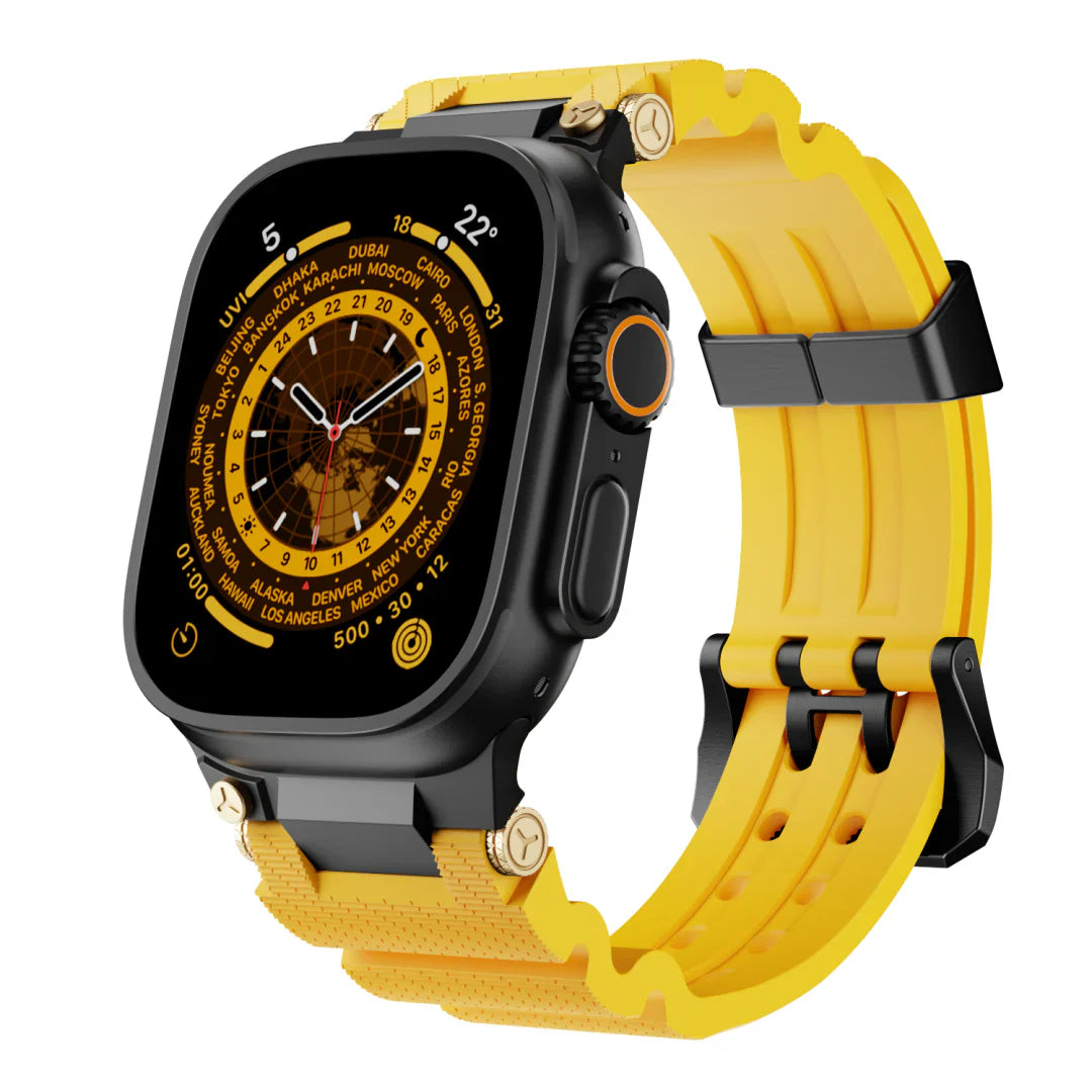 Maskinteknisk design silikonrem for Apple Watch