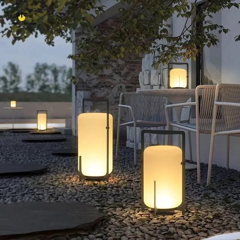 Lumières de jardin en terrasse modernes pour l'extérieur