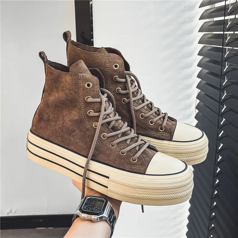 Vanguard Suede Platform High Tops