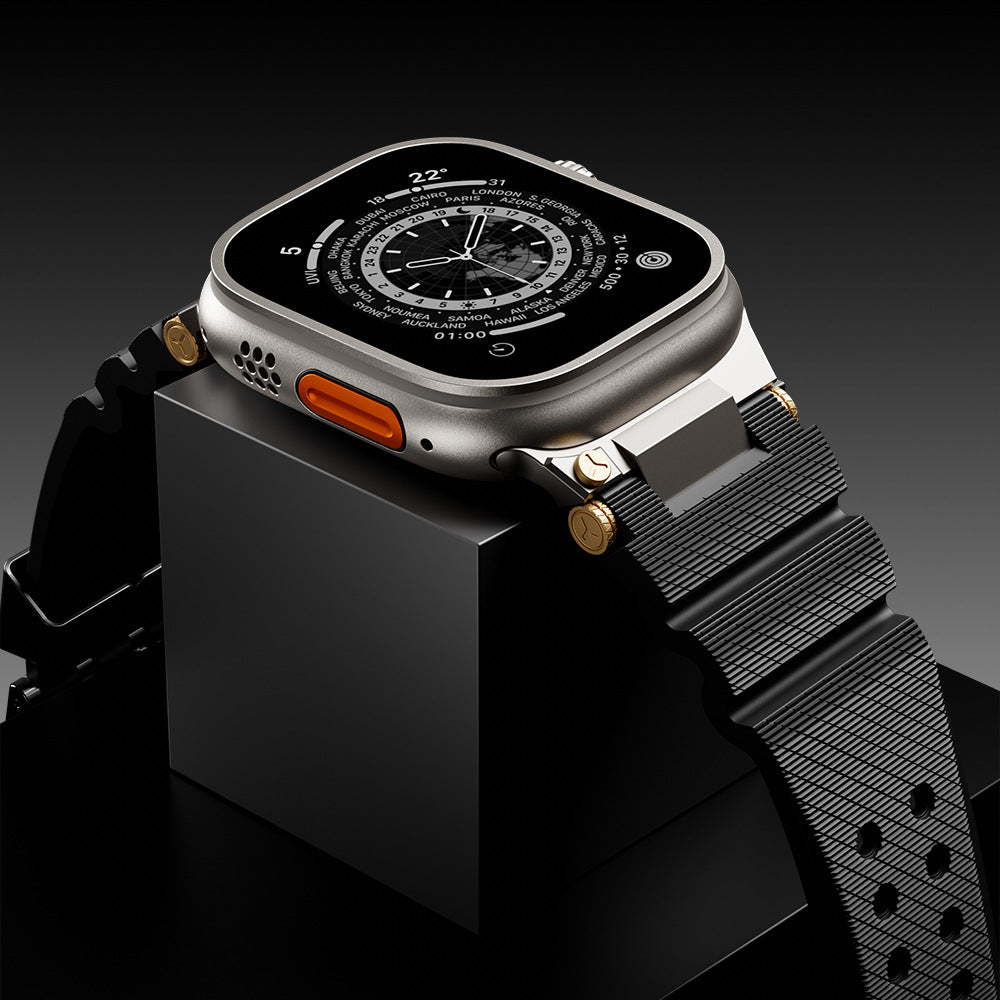 Zegarek Designer Dive z silikonowym paskiem do Apple Watch