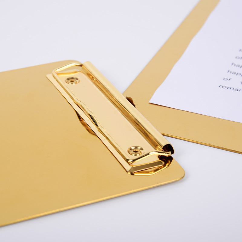 Elegance Stylish Golden Clip Boards