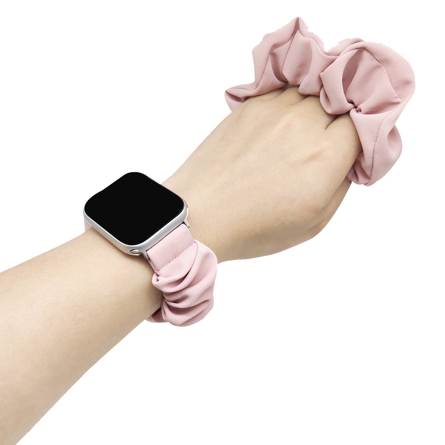 Módní měkký hedvábný rozbitý vlasový pásek pro Apple Watch