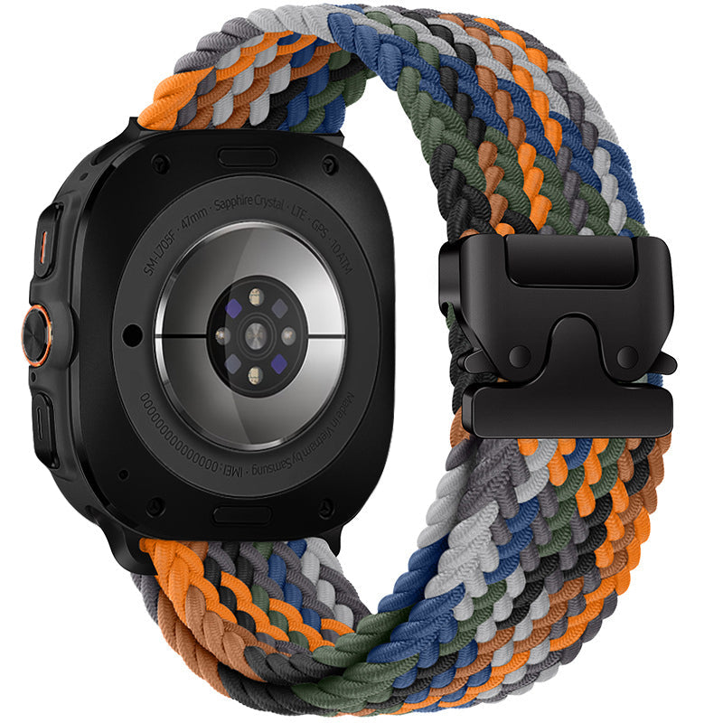 Nylon Fonott Szíj Samsung Watch Ultra-hoz