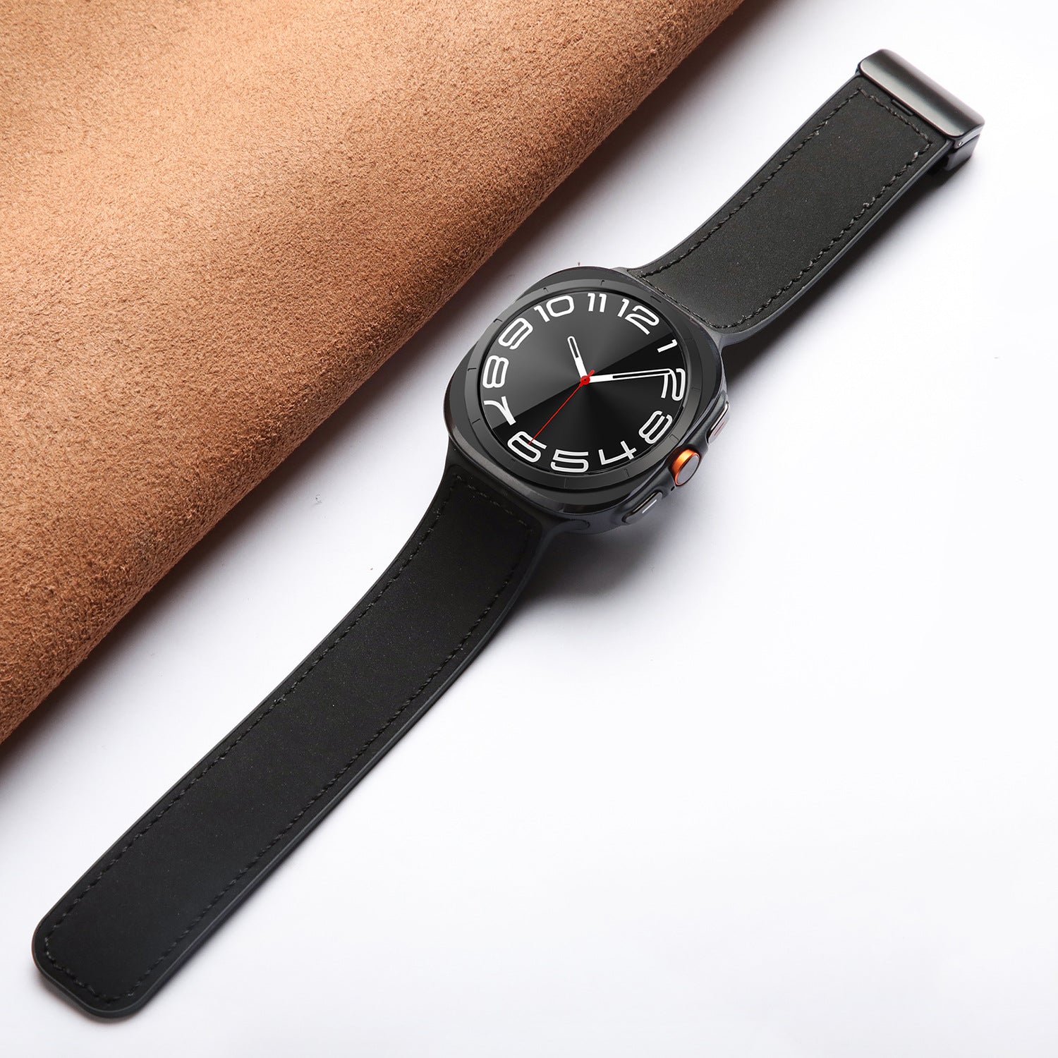 Silikon magnetisk lærrem for Samsung Watch Ultra