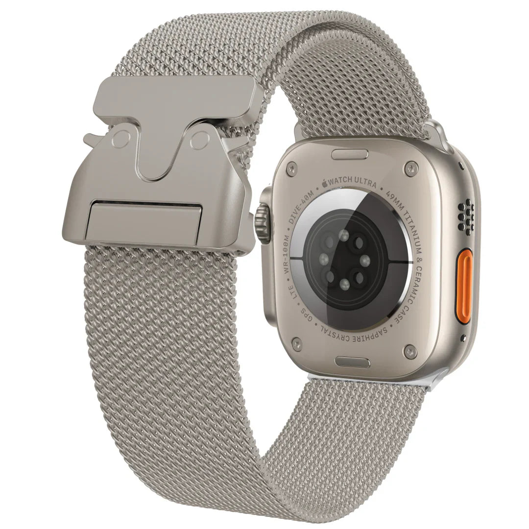 Bracelet en acier inoxydable tressé pour Apple Watch