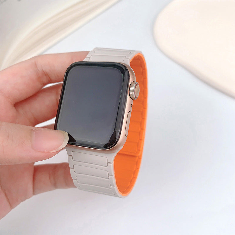 Silicone magnetisches Loop-Uhrenarmband für die Apple Watch