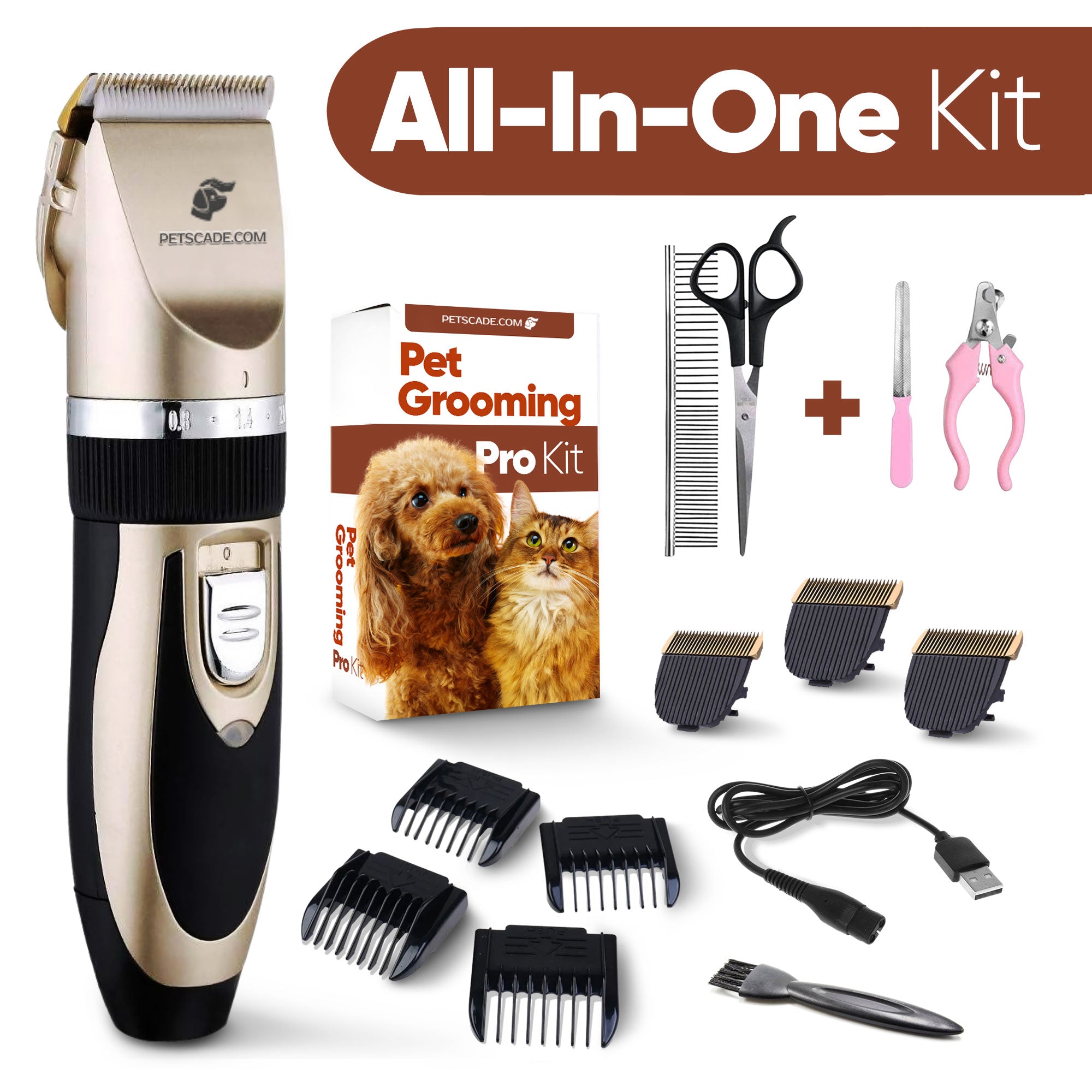 All-In-One Kit Dierenhaar Verzorging Pro