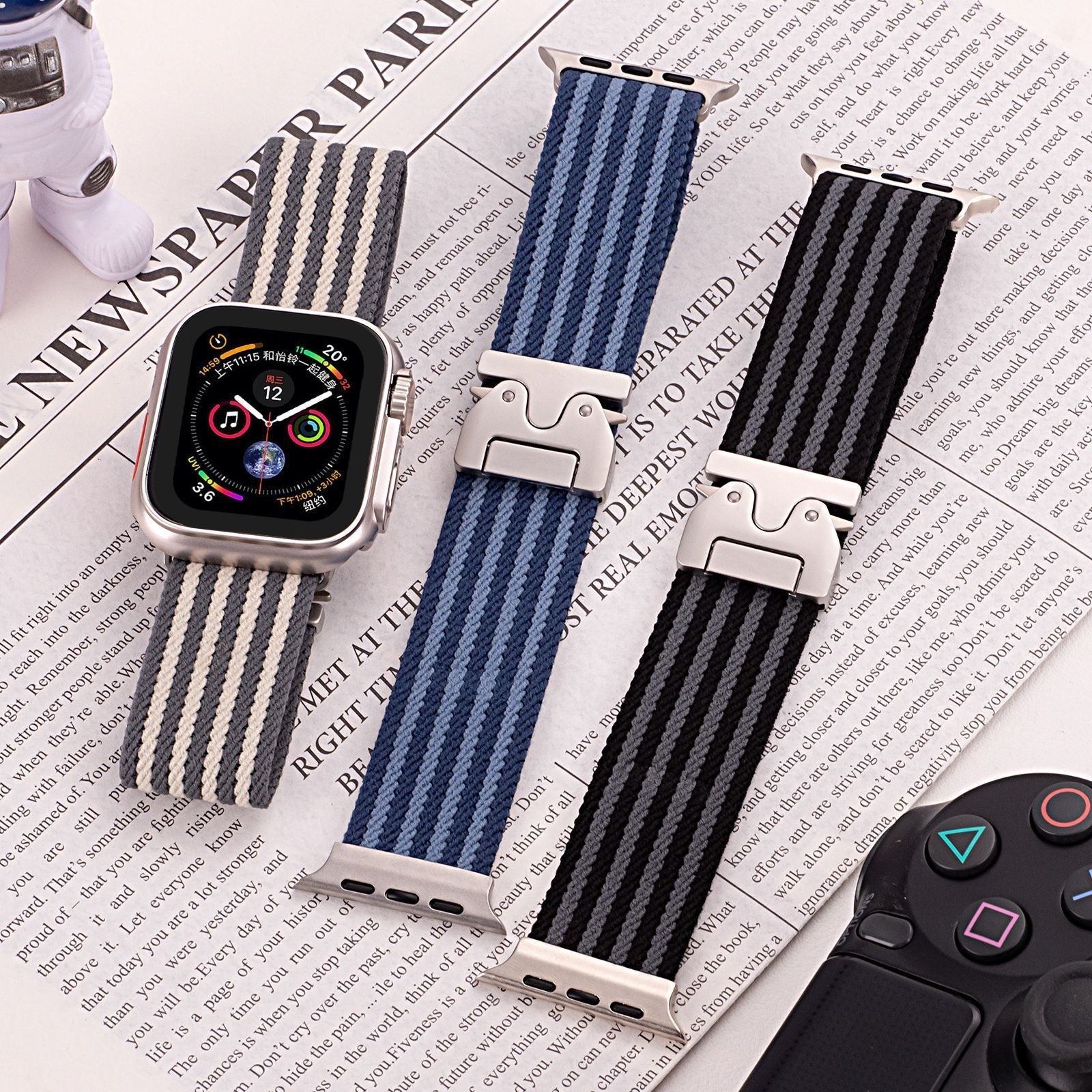 Nylon Fonott Szíj Apple Watch-hoz