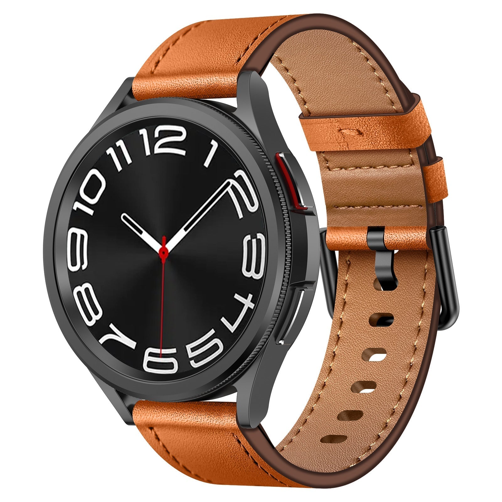 Pulseira de Relógio em Couro Genuíno para Samsung Galaxy Watch 4/5/6/7 - 20mm