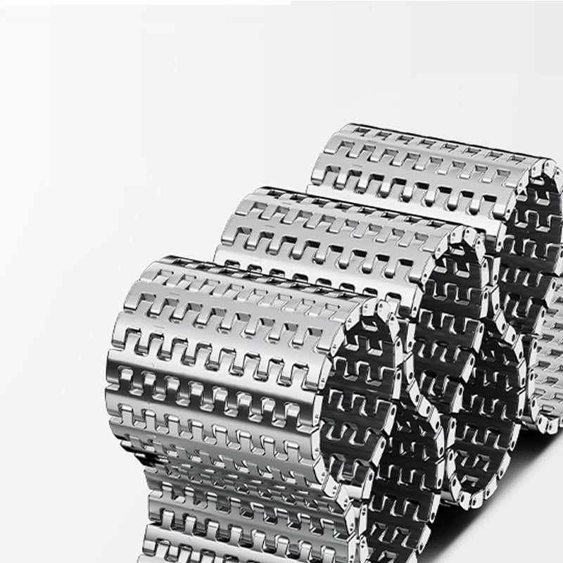 Pulseira Magnética de Aço Inoxidável Designer Domino para Samsung Watch Ultra