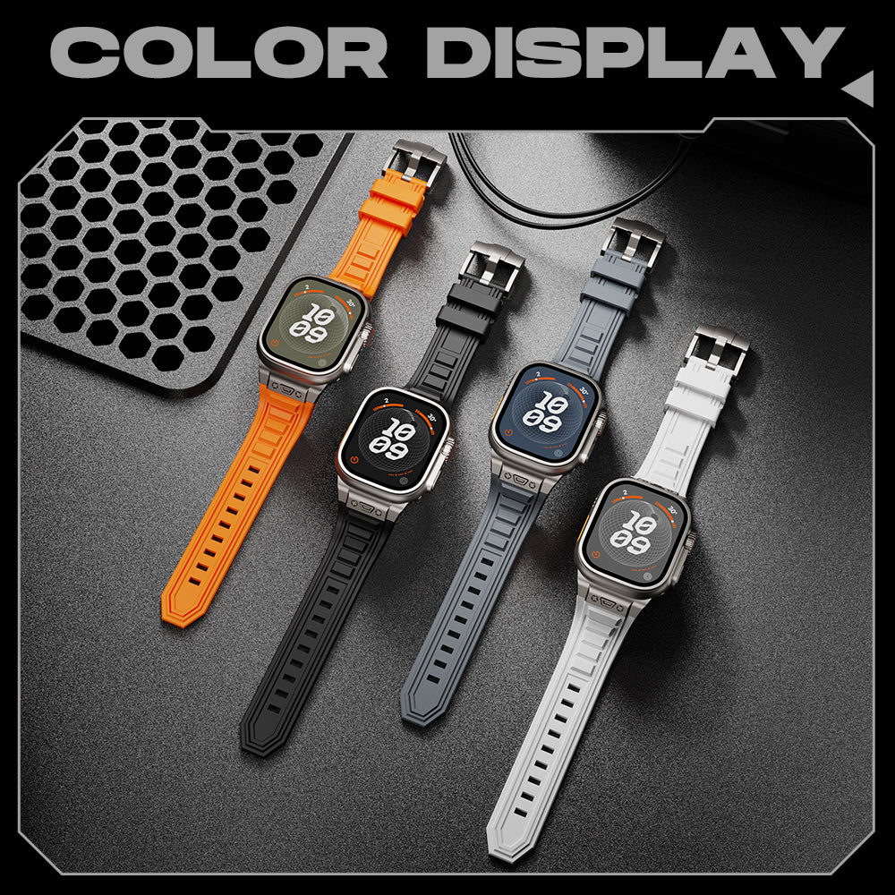 BD005 Taktisk Silikonrem for Apple Watch