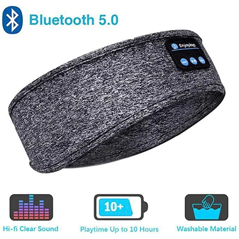 Bluetooth-slaaphoofdband – draadloze hoofdtelefoon, ingebouwde luidsprekers, comfortabele stof, batterijduur van 10 uur