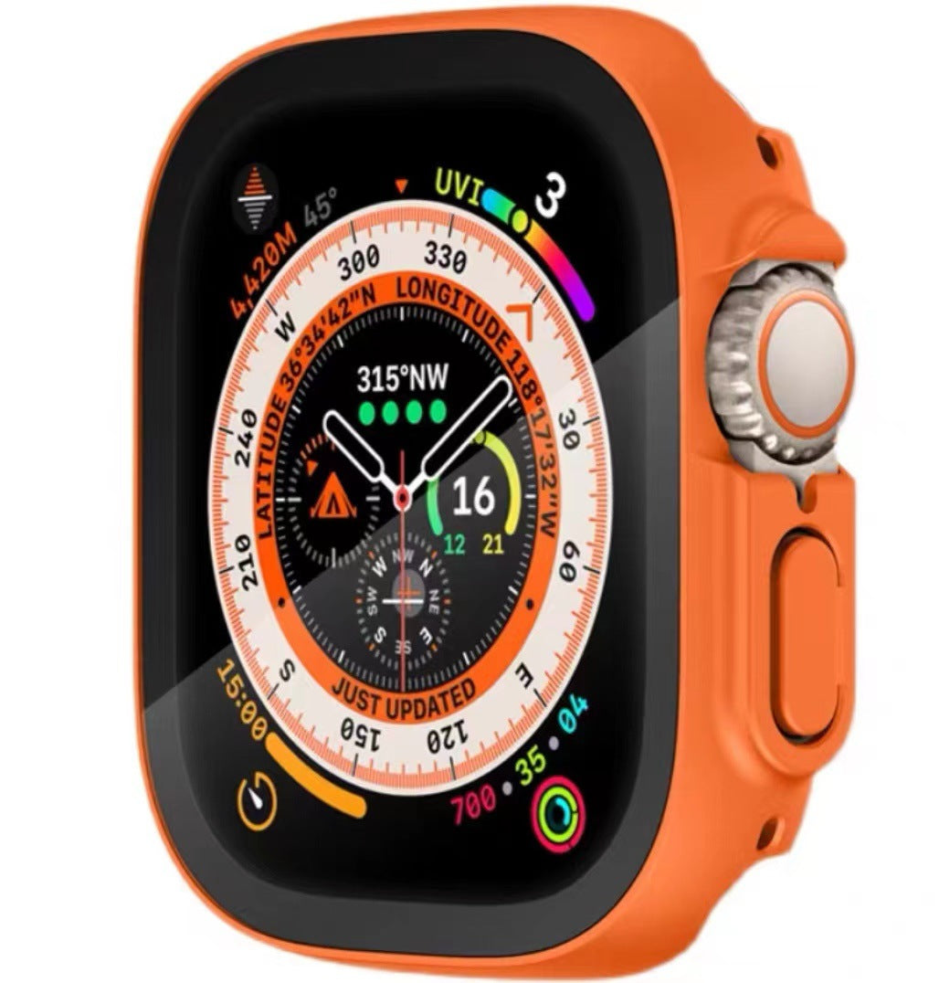 Funda con Protector de Pantalla de Cristal para Apple Watch Ultra