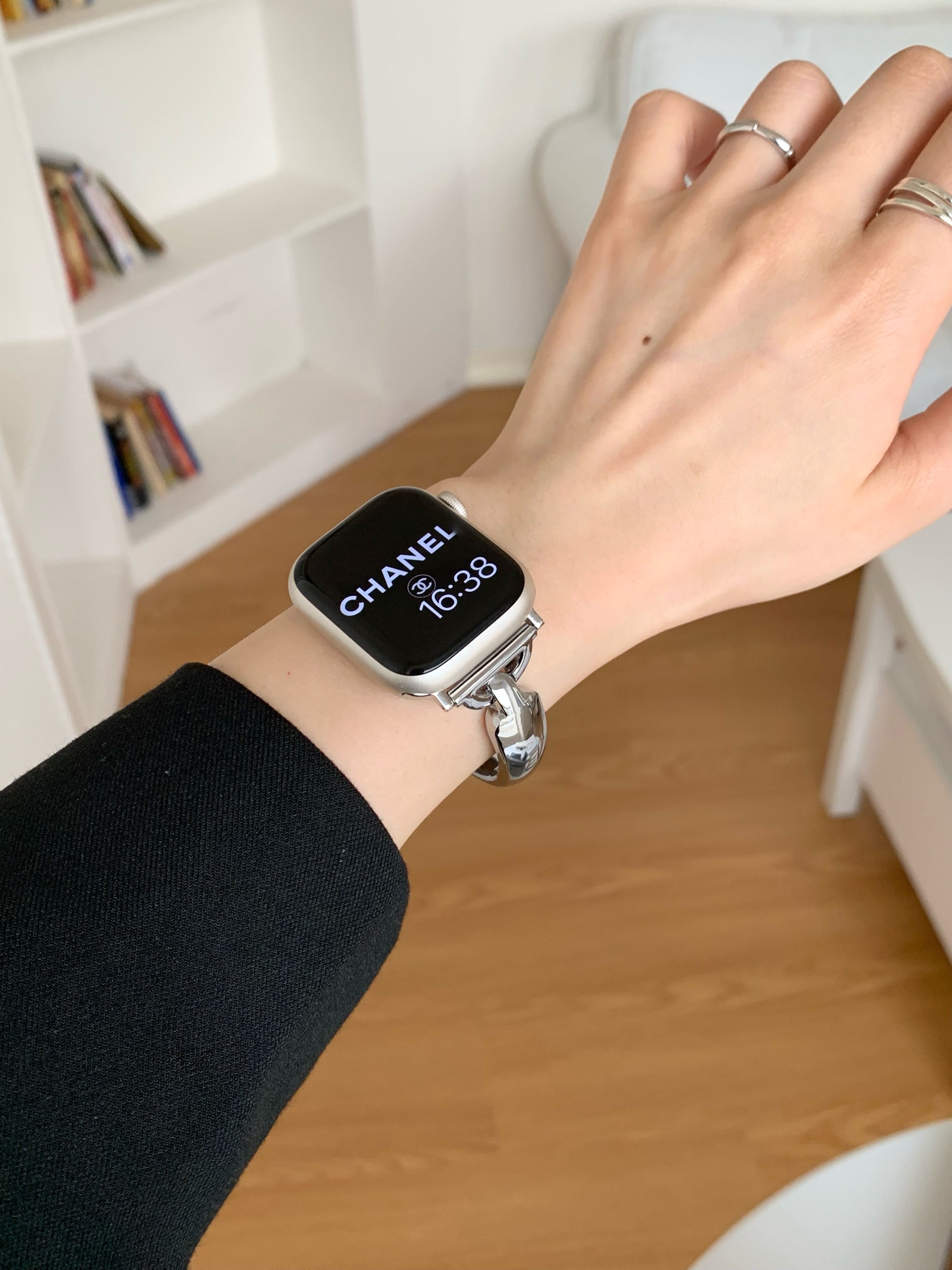 Enkel metallarmbånd for Apple Watch