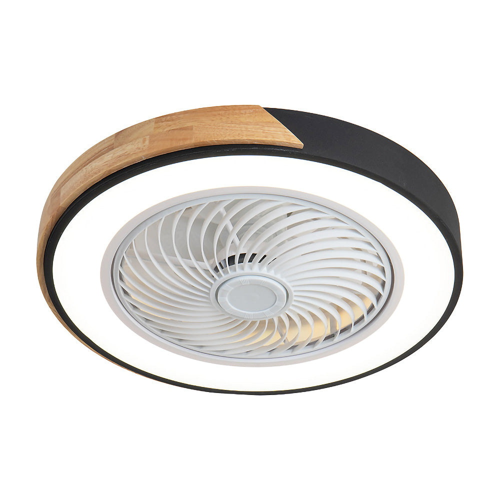 Wood Ceiling Fans With LED Lights