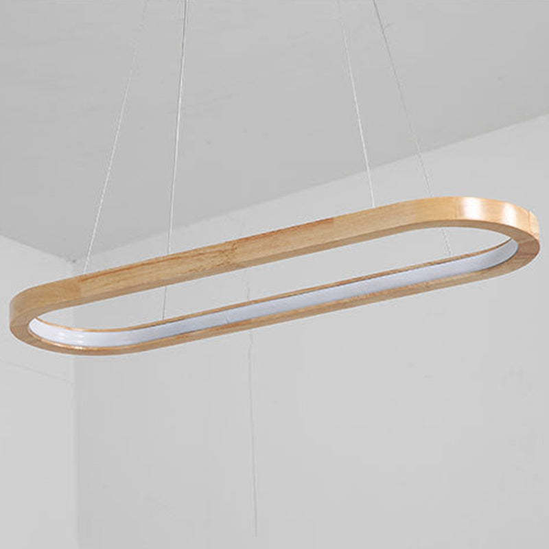 OzawaStyle - Modern hanging lamp made of metal and wood