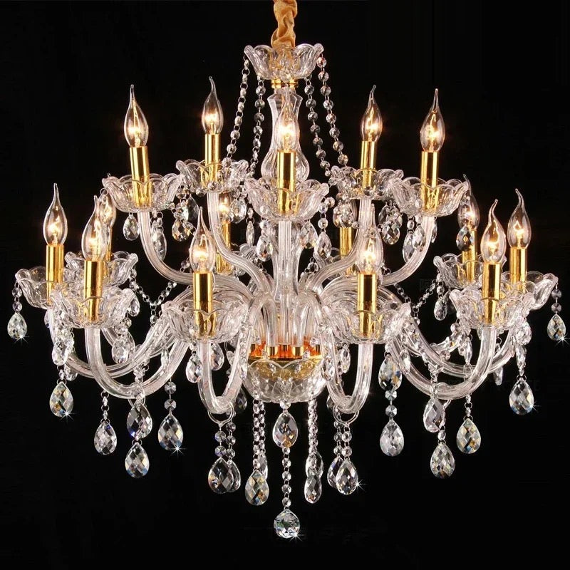 Vrimlo Italian K9 Candlestick Chandelier