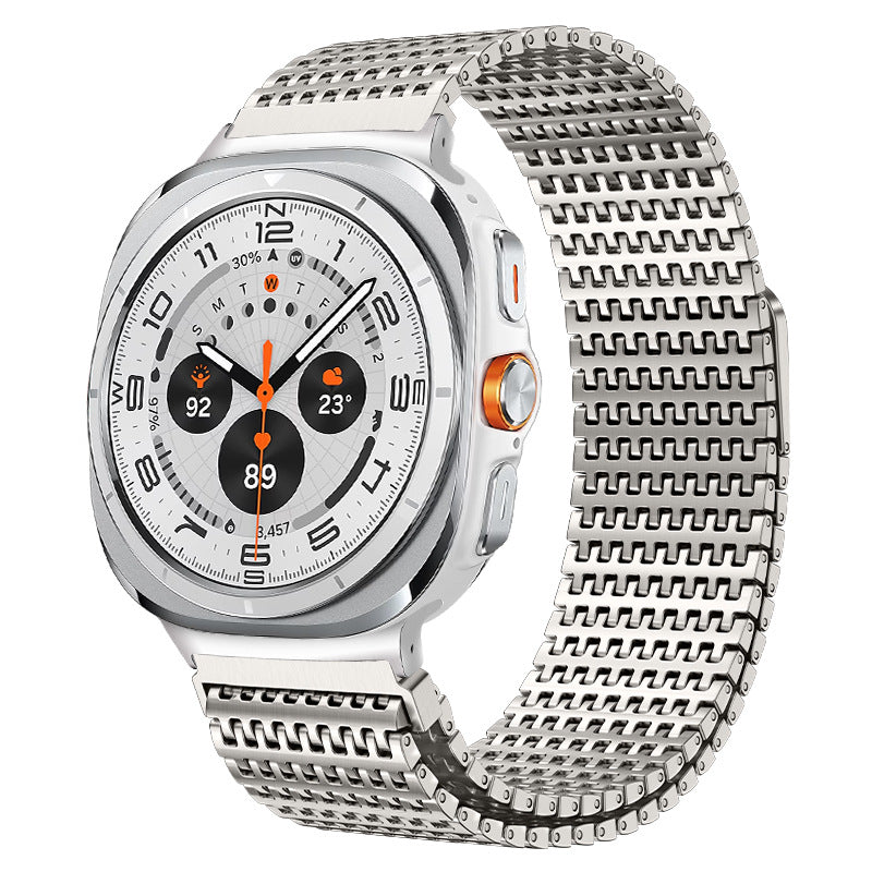 Bracciale Magnetico in Acciaio Inossidabile Designer Domino per Samsung Watch Ultra