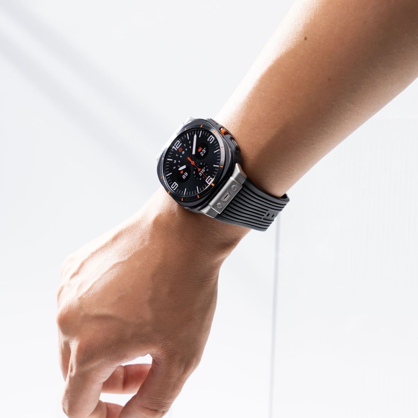 RM Designer Strømlinet Silikone Rem Til Samsung Watch Ultra