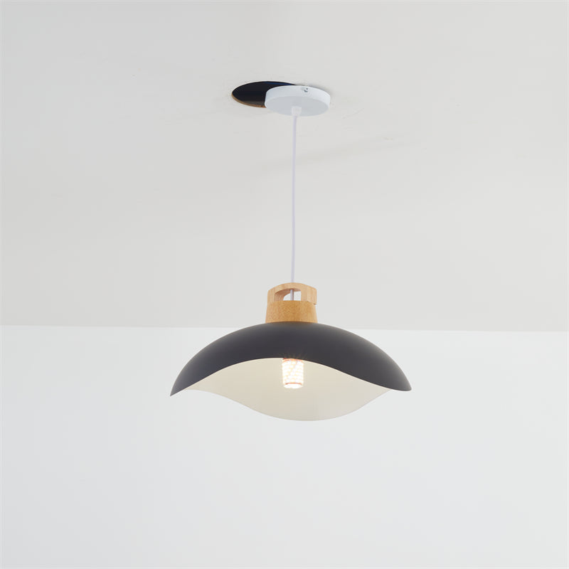 ElegantLuxe - Wintage Lampa Wisząca w Czarnym Metalu