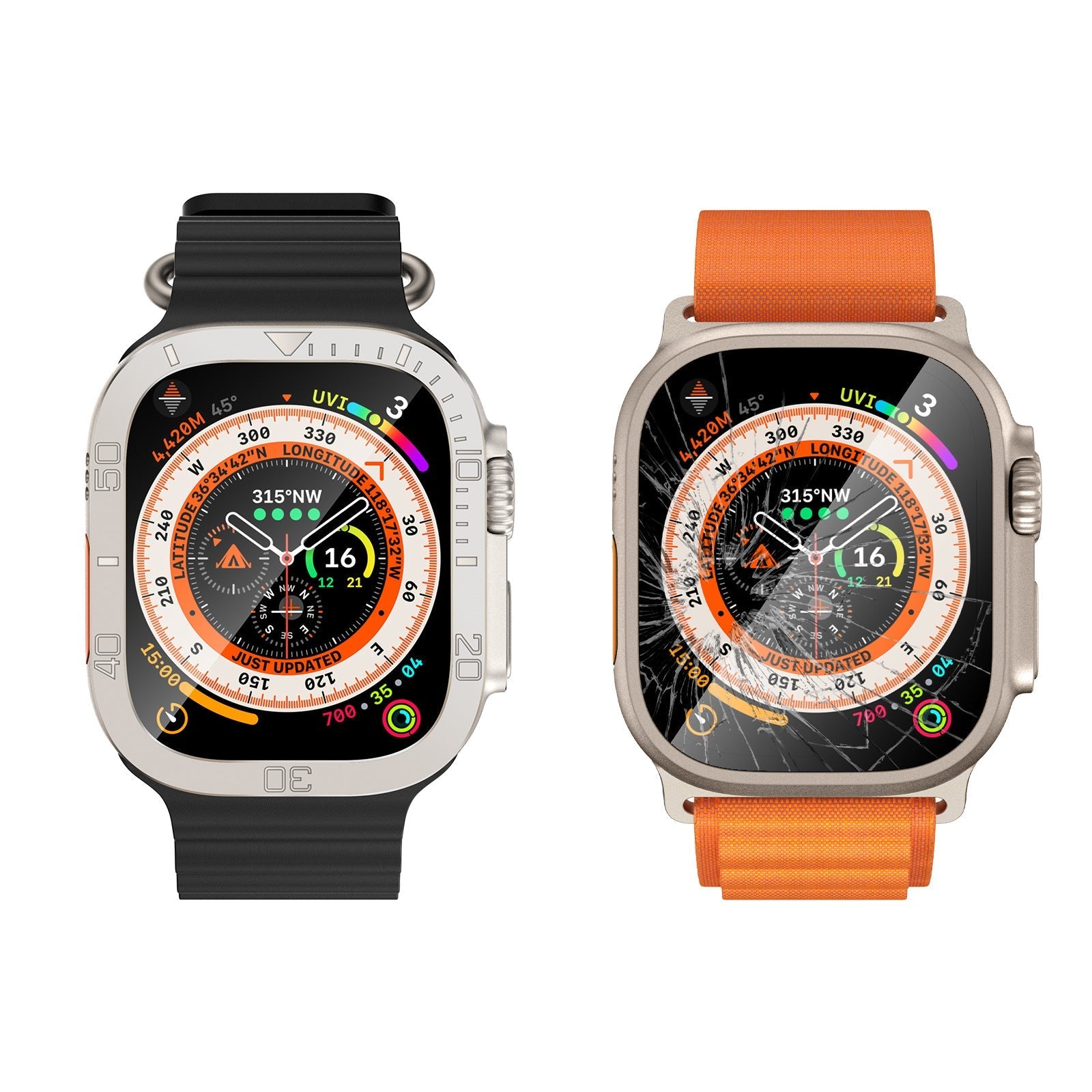 Herdet Glass Skjermbeskytter Full Dekning For Apple Watch Ultra / Ultra2