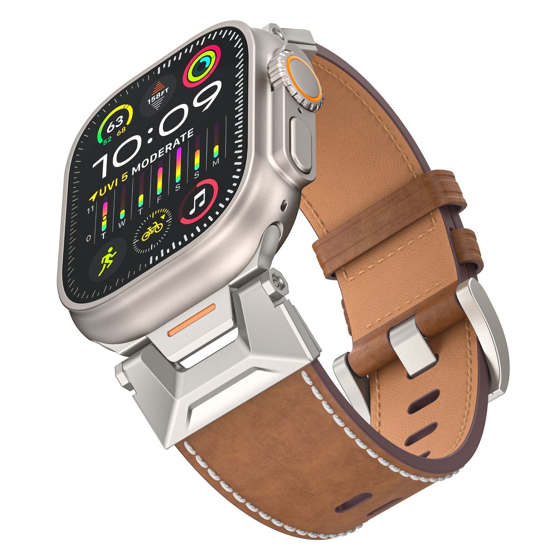 Új Explorer Bőr Szíj Az Apple Watch-hoz