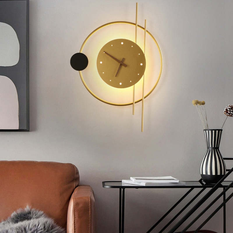 Chronos - Reloj de pared con iluminación LED