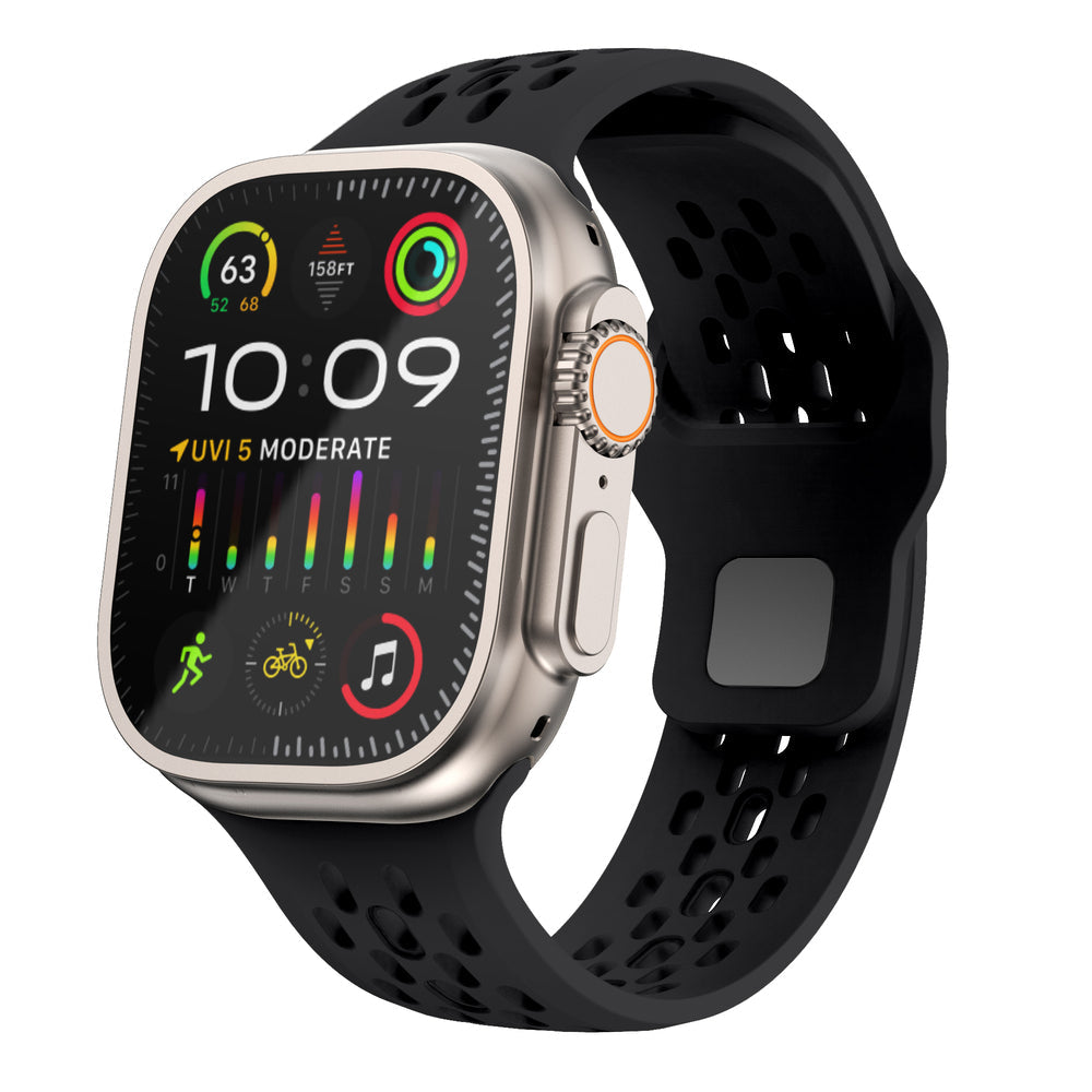 FKM Gumi Lélegző Szíj Az Apple Watch-hoz