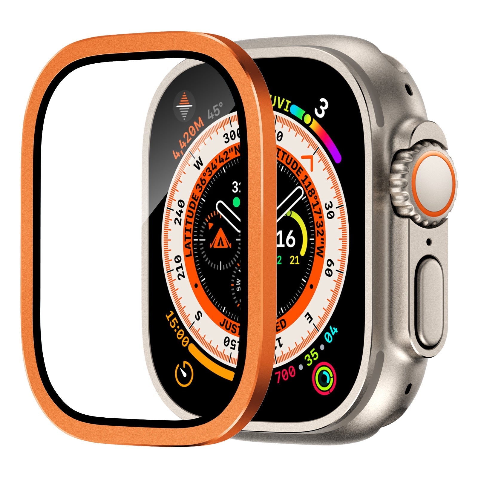 Titanium skjermbeskytter til Apple Watch Ultra 2/Ultra