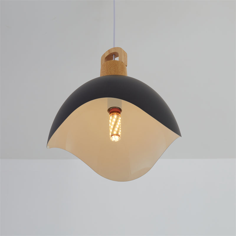 ElegantLuxe - Wintage Lampa Wisząca w Czarnym Metalu