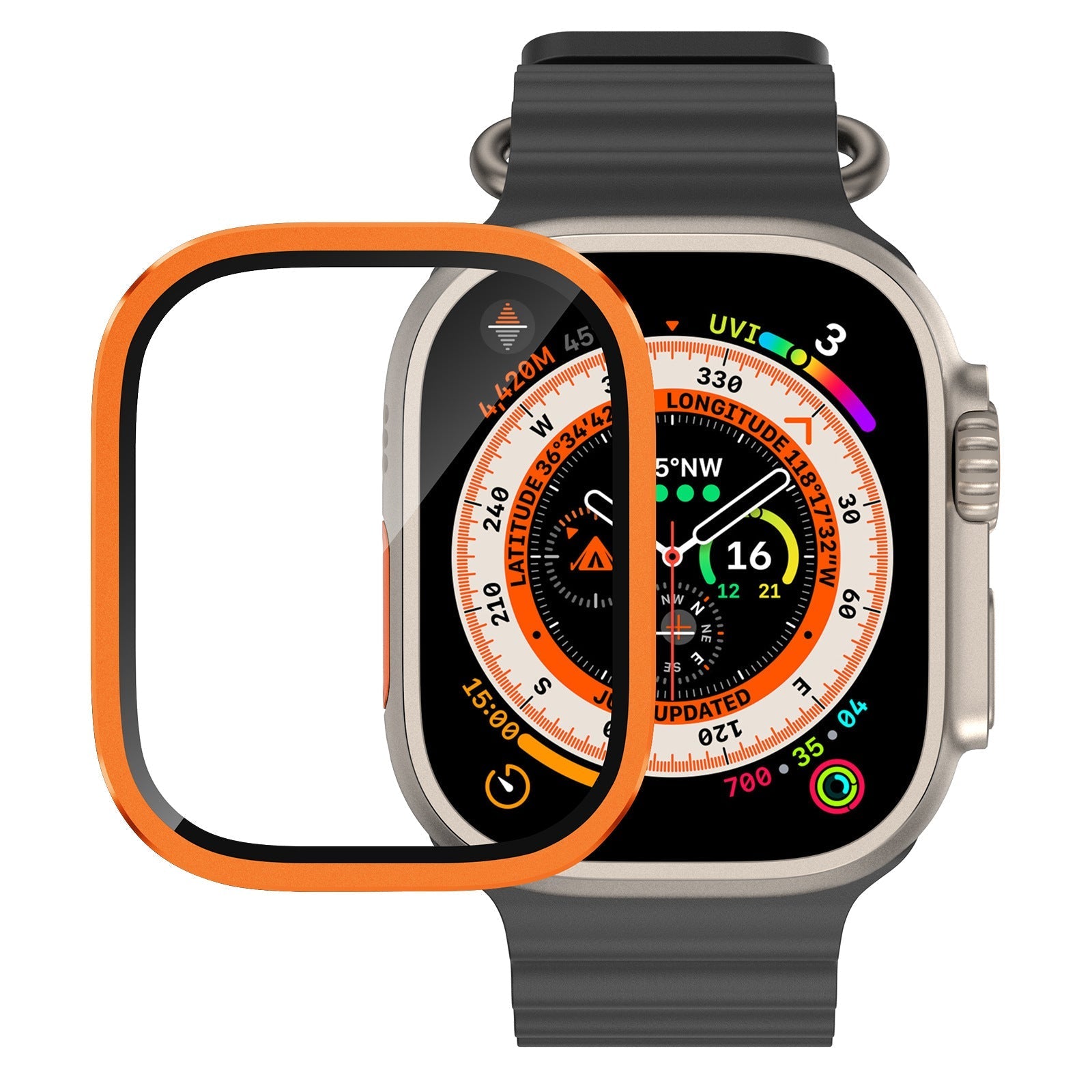 Titanium skjermbeskytter til Apple Watch Ultra 2/Ultra